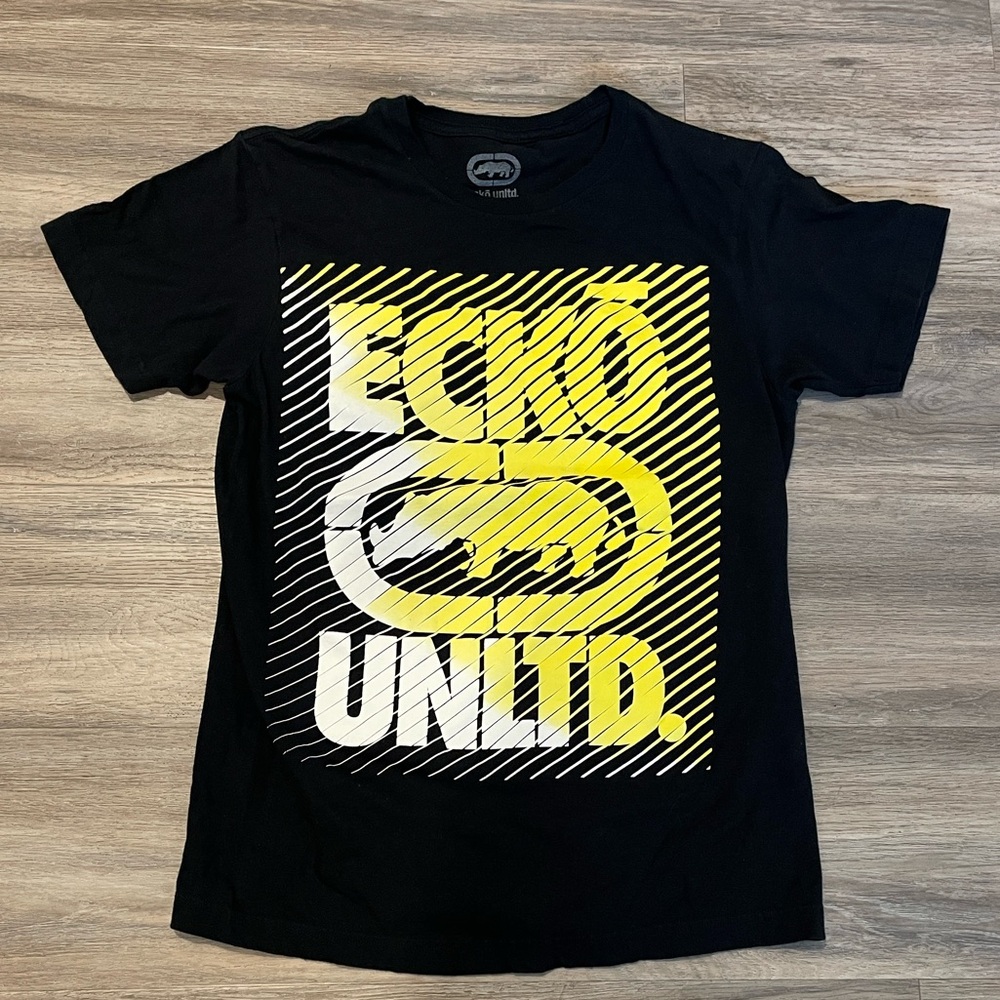 Ecko Unlimited Kids Tee with Black and Yellow Graphic